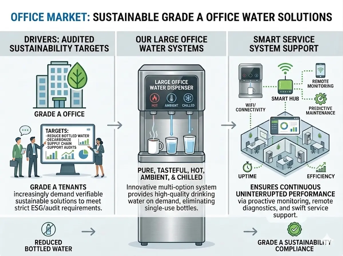 Ultreau premium Office Market water bottling plant automation